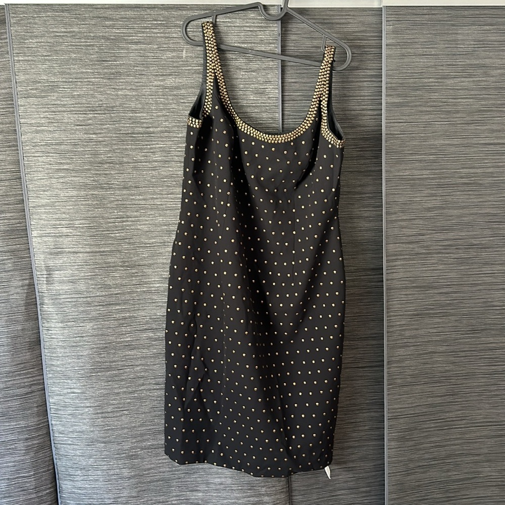 Carmen Marc Valvo black sleeveless dress size 14